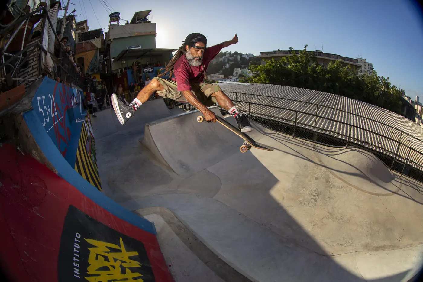 Área de transição da pista Santo Amaro Skate Park