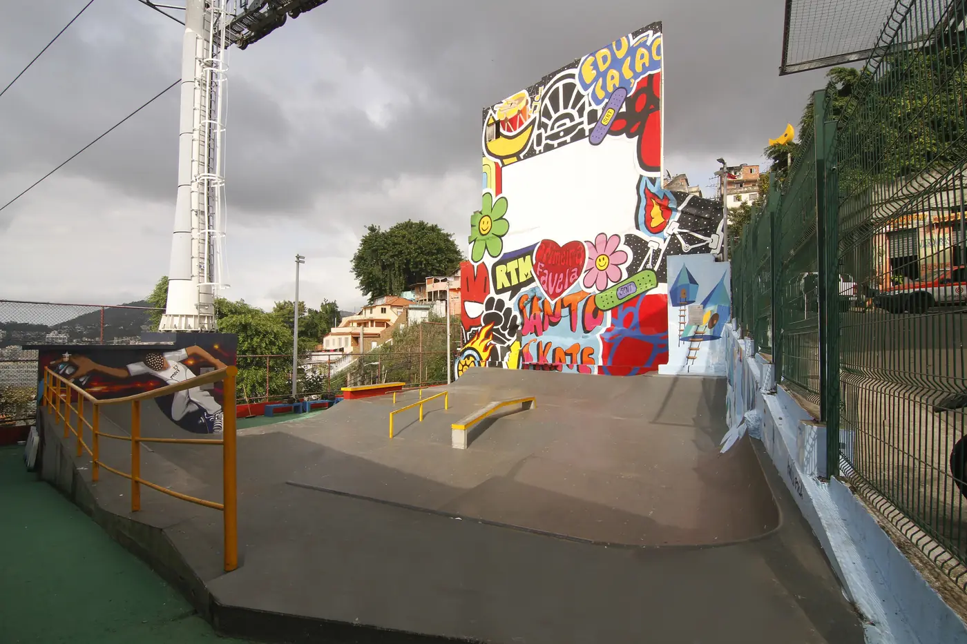 Área de skate na Casa Amarela do Morro da Providência